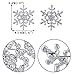 EVER FAITH Clear Austrian Crystal Elegant Snowflake Brooch Pin Silver-Tone Costume Jewelry for Women