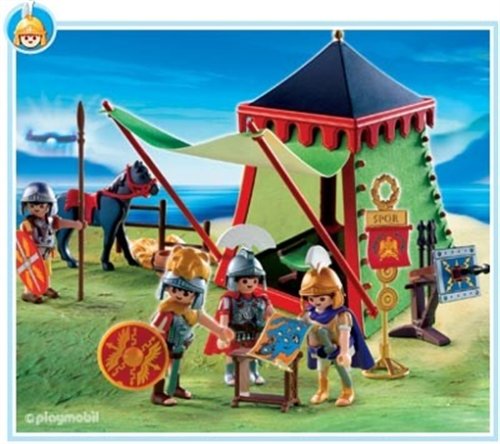 Childrens Toyshop  Toys : Playmobil Commanders Tent 4273