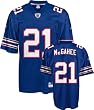 Willis McGahee Jersey: Reebok Blue Replica #21 Buffalo Bills Jersey