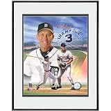 Alan Trammell, Detroit Tigers &acute; Legends Composite &acute; Double Matted 8 &acute; X 10 &acute; Photograph in Black Anodized Aluminum Frame - B00018TJ0S