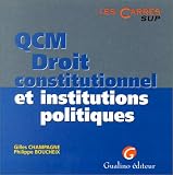 QCM Droit constitutionnel et institutions politiques