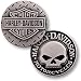 Harley-Davidson Diamond Plate, Willie G Skull Challenge Coin