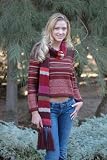 Striped 100% Baby Alpaca Sweater