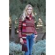 Striped 100% Baby Alpaca Sweater
