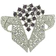 Vintage Bridal Bouquet Birthstones Jewelry Brooches & Pins