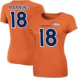 Denver Broncos Peyton Manning Women's Fair Catch Name & Number T-Shirt Medium