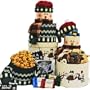 Snowman Stacking Tower Christmas Holiday Gift Basket