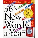 365 New Words-A-Year Page-A-Day Calendar 2007 book cover