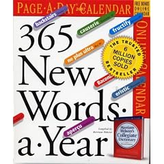 365 New Words A Year 2007 Calendar