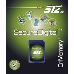 CnMemory 512MB SD Secure Digital Card Speicherkarte
