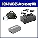 Sony DCR-DVD305 Camcorder Accessory Kit includes: SDNPFP50 Battery, SDM-109 Charger, ST80 Case