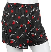 Intimo Men's I Love You & Hearts Dropstripe Boxer