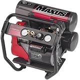Maxus EX8000 14 Amp 3-1/4 Horsepower 4 Gallon Oil-Free Twin Hot Dog Compressor