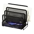 Rolodex 62530 Wire mesh mini sorter with drawer, black, 3-3/4w x 6-5/8d x 7h