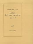 Carnet du Front populaire: (1935-1936)