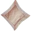 ShalinCraft Pillow Cover Home Decorating India Handmade Accessories Silk Fabric 16x16 inches