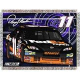 Denny Hamlin #11 NASCAR "Fuel" Woven Tapestry Throw Blanket (48"x60")