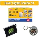 Sakar Digital Dlx.camcorder Starter Kit + Digital Picture Frame + Digital Keychain Photo Viewer