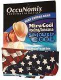 MIRACOOL COOLING BANDANA - WAVY FLAG - 12 PIECE PACK