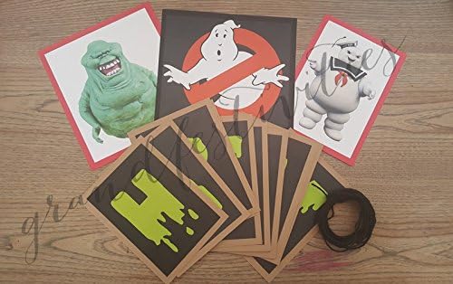 Happy Birthday Hand Crafted Ghostbusters Inspired Banner Kit