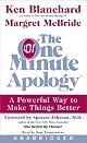 The One Minute Apology (One Minute Manager)