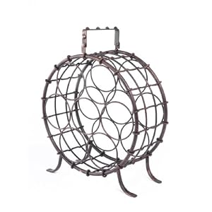 Oenophilia Zanzibar 7-Bottle Circle Rack by