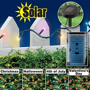 7 COLOR PROGRAMMABLE SOLAR LIGHTS by Get Organized