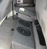 FST210 Ford F-150 Super Crew Dual Subwoofer Enclosure - Q-Logic 2-10 Unloaded Sub Box