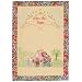 April Cornell Bless This Home Embroidered Tea Towel