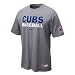 Chicago Cubs Ash MLB Practice T-Shirt by Nike