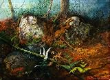 Wallmonkeys Peel and Stick Wall Decals - Newlay Wood by John Atkinson Grimshaw - 24"W x 17"H Removable Graphic