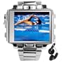 Ultimate Style 8GB LCD Steel MP4 Player Watch - 1.8 Inch