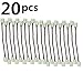 Aiskaer 20pcs 8mm SMD 3528 LED Light Strip Connector Adapter Cable ,LED Strip Light Connectors for 3528 Single Color 8mm LED Strip (Free Welding)