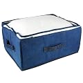 Aufbewahrungsbox - Kleiderbox aus blauem Vlies