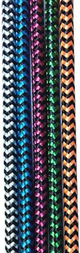 TTGF(TM),Aluminium alloy,2 PCS 3.3 Feet 8 Pin Date Cable And Charging Cord for iPhone 6, 6 Plus, 5S, 5, 5C, iPad Air 2, iPad Air, iPad 4, iPad mini 3 2 1, iPod touch 7(silver,blue)