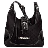 Gigi Chantal Black Jacquard Shoulder Bag