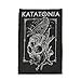 Katatonia Crow Skull Patch Swedish Rock Metal Music Band Woven Sew On Applique