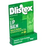 Blistex Medicated Lip Balm, SPF 15, Mint, .15-Ounce Tubes (Pack of 24)