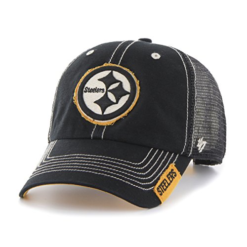 Pittsburgh Steelers Turner Meshback Adjustable Cap - Black