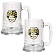Seattle Sonics NBA 2pc 15oz Glass Tankard Set - Primary Logo by Great American Products