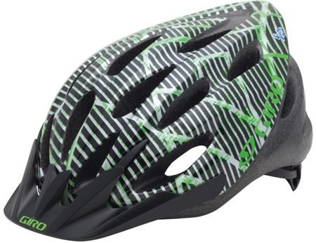 Giro Jungen Fahrradhelm Flume, green/black lines, 50-57 cm, 200020009 Preisvergleich