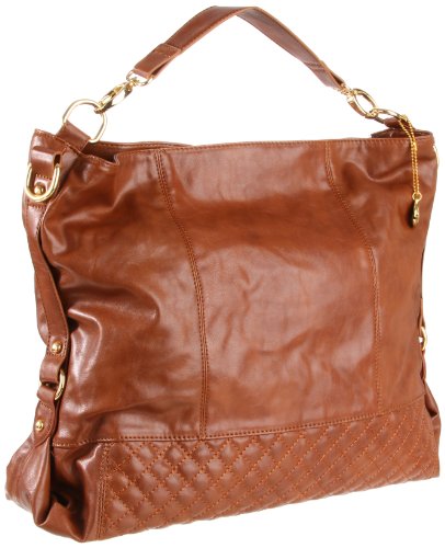 BIG BUDDHA Womens Sarah Tote,Cognac,One Size