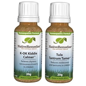 Click here to buy Native Remedies K-OK Kiddie Calmer and Tula Tantrum Tamer ComboPack by Native Remedies.