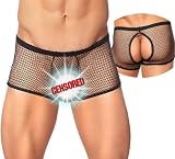 Mens Black Mesh Sexy Underwear - Large/Extra Large
