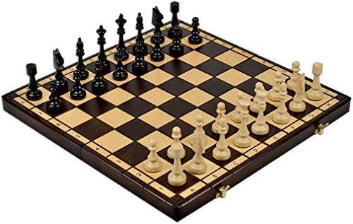 "Club" European International Chess Set - 18.9"