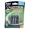 Lloytron B014 AAA 550 mAh Rechargeable Batteries