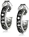 Amazon Collection Sterling Silver Trio of Crystal-Studded Earrings