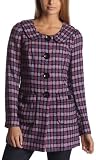 Kensie Girl Junior's Printed Peppered Squares Coat