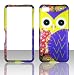 2D Yellow Owl Blackberry Z10, BB 10 Z 10 Case Cover Hard Phone Case Snap-on Cover Rubberized Touch Protector Cases