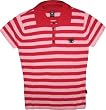 Emily the Strange juniors Red and Pink Striped Polo